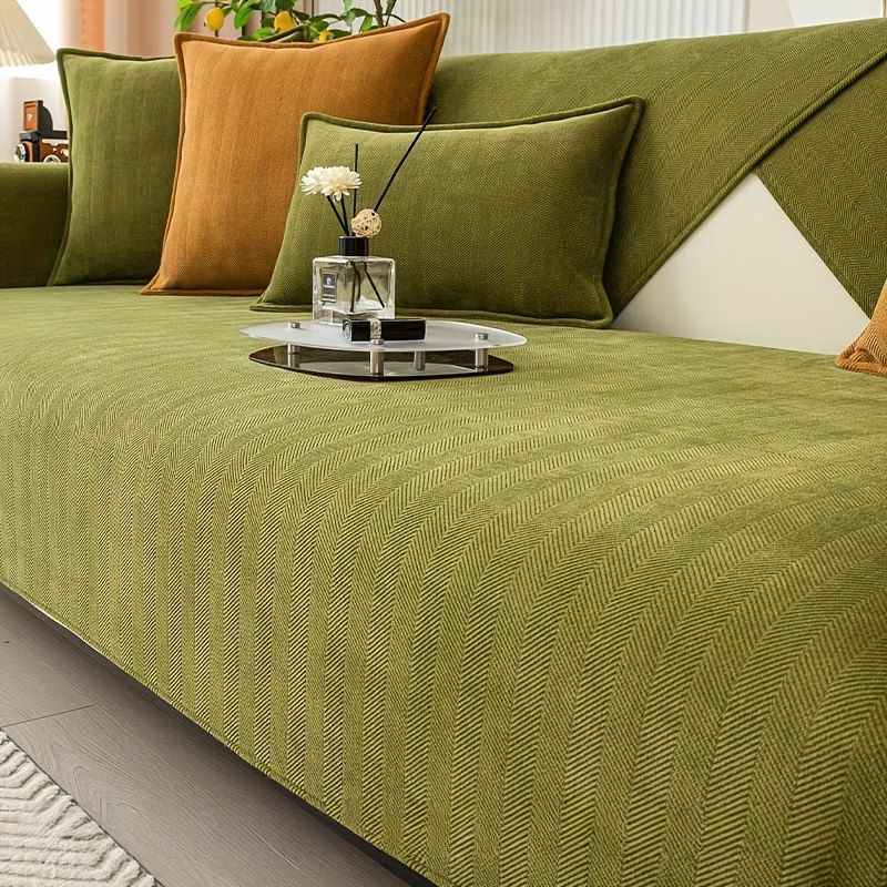 Ribera Premium Şönil Koltuk Örtüsü – Modern Dokulu & Kaymaz