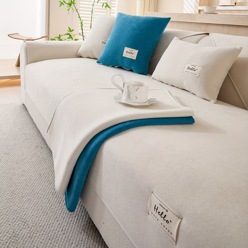 Nimbus Premium Cloud Velvet Koltuk Örtüsü – Kaymaz & Lüks Dokunuş