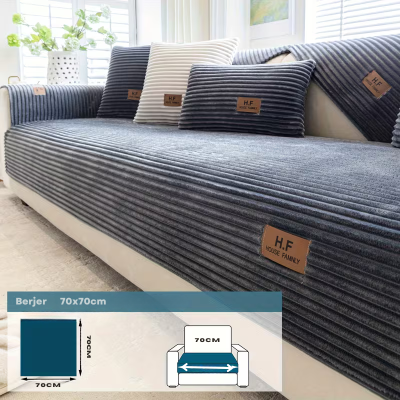 HF Peluş Koltuk Örtüleri