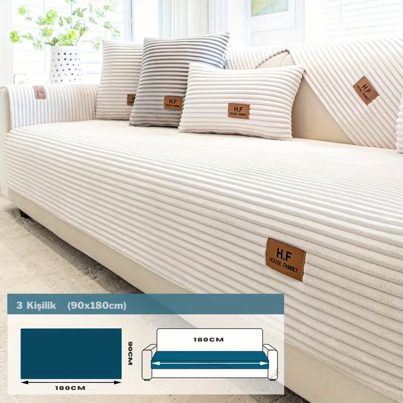 HF Peluş Koltuk Örtüleri