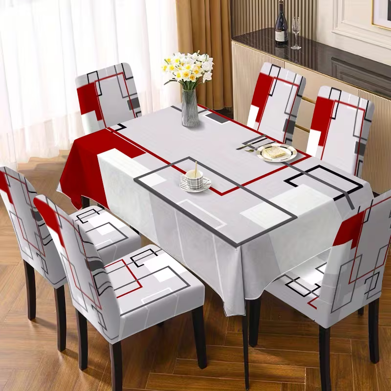 Moda Baskılı Masa ve Sandalye Örtüsü