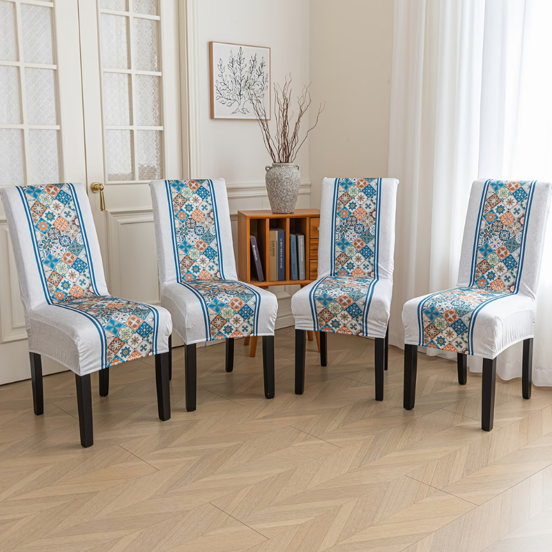 Geometric Masa Sandalye Örtüleri