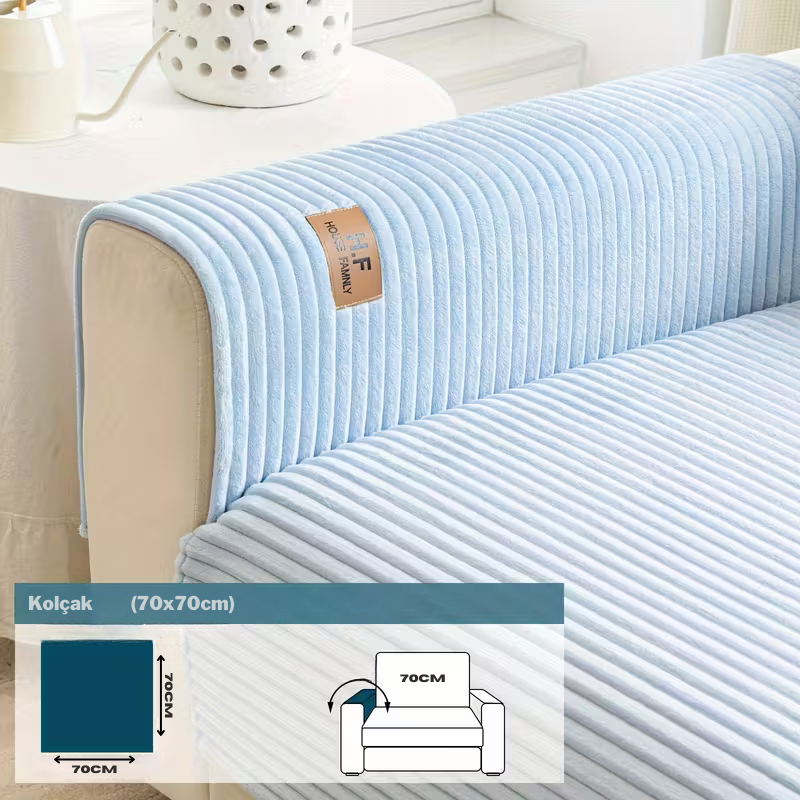 HF Peluş Koltuk Örtüleri