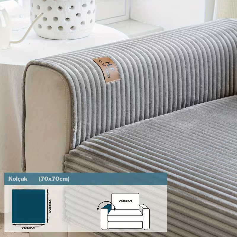 HF Peluş Koltuk Örtüleri