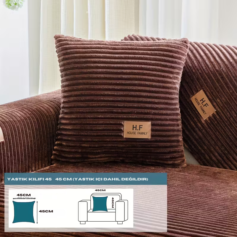 HF Peluş Koltuk Örtüleri