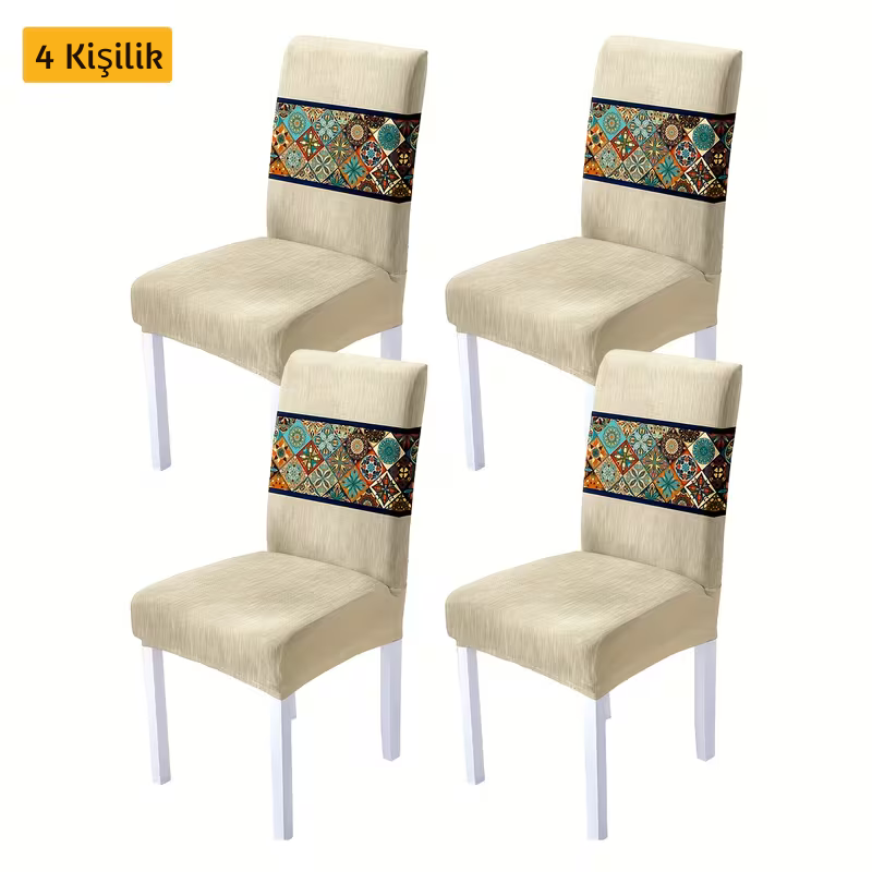 Boho Zarif Masa Sandalye Örtüleri