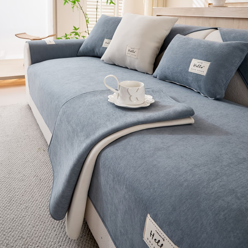 Nimbus Premium Cloud Velvet Koltuk Örtüsü – Kaymaz & Lüks Dokunuş