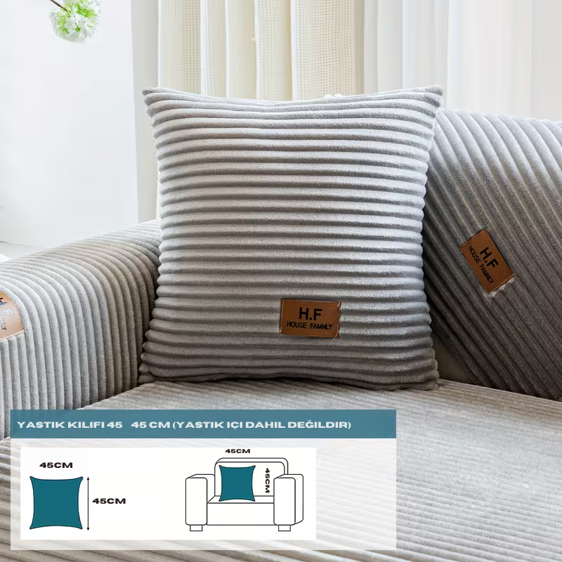 HF Peluş Koltuk Örtüleri