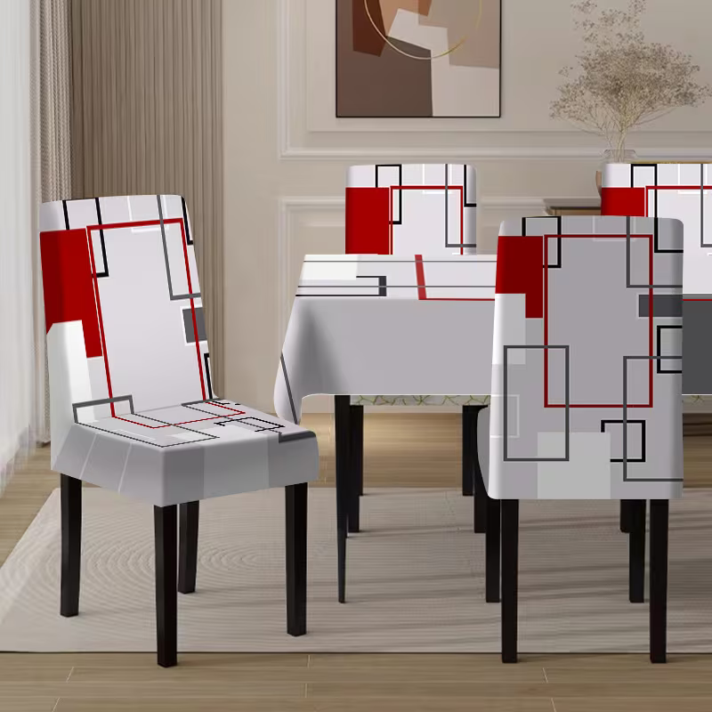 Moda Baskılı Masa ve Sandalye Örtüsü