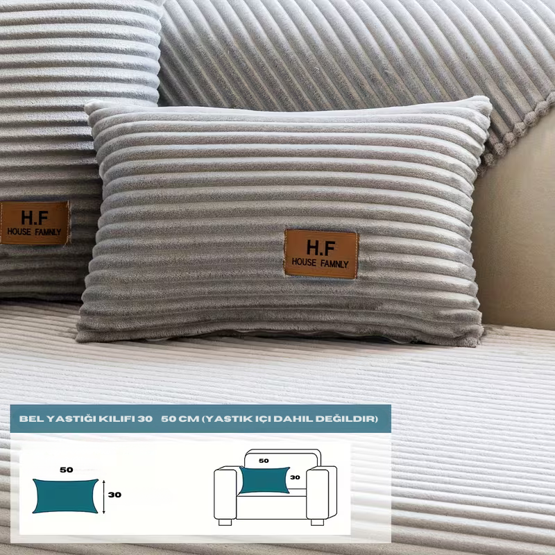 HF Peluş Koltuk Örtüleri