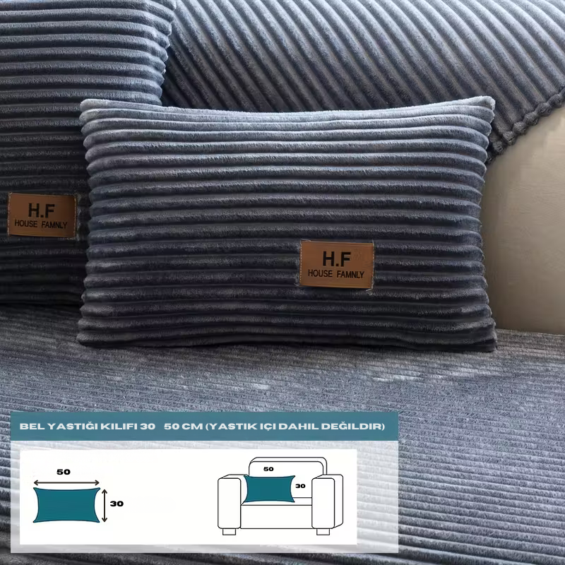 HF Peluş Koltuk Örtüleri