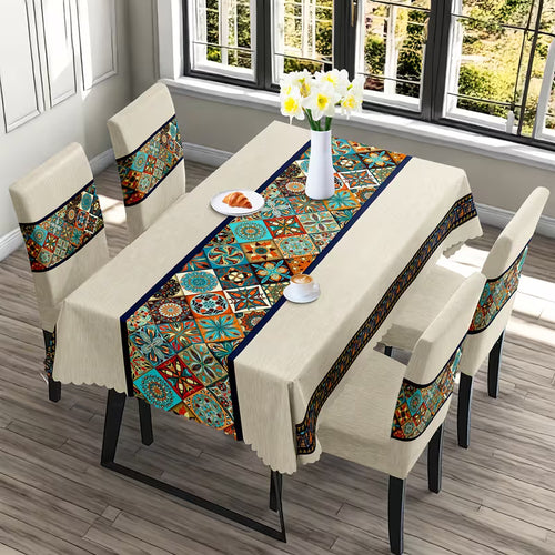 Boho Zarif Masa Sandalye Örtüleri