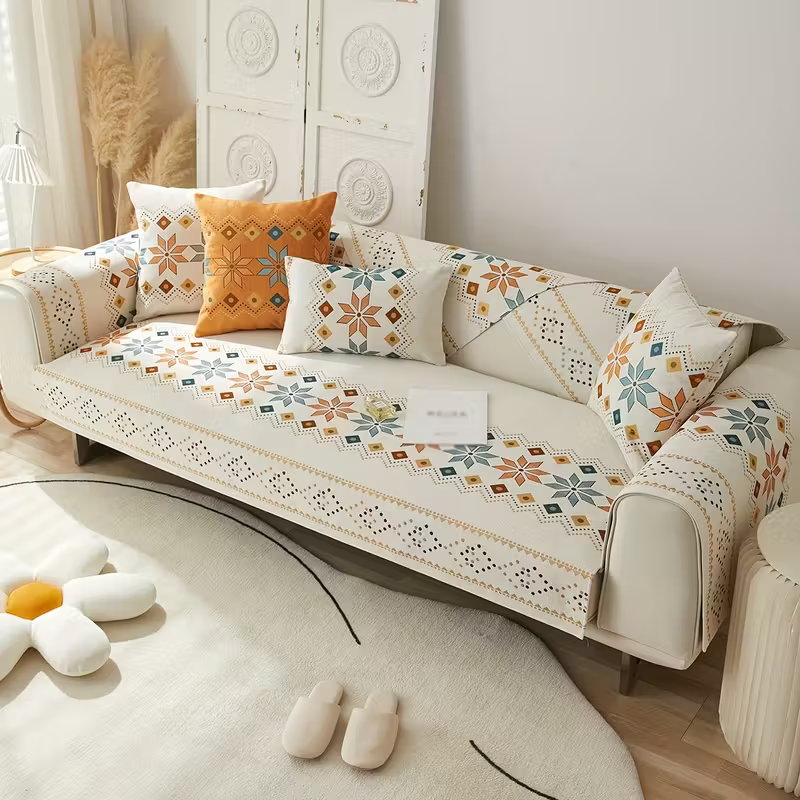 Premium Şönil Koltuk Örtüsü – Kaymaz & Tüm Koltuklara Uyumlu