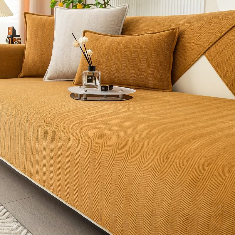 Ribera Premium Şönil Koltuk Örtüsü – Modern Dokulu & Kaymaz