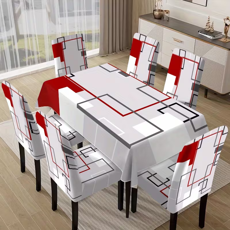 Moda Baskılı Masa ve Sandalye Örtüsü