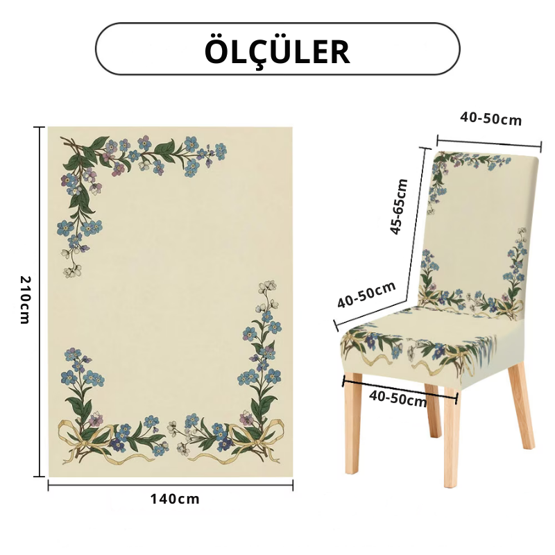 Corner Masa Sandalye Örtüleri