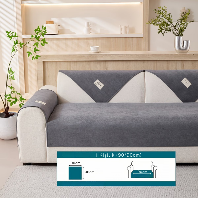 Nimbus Premium Cloud Velvet Koltuk Örtüsü – Kaymaz & Lüks Dokunuş